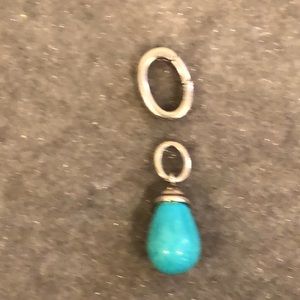 Tiffany Turquoise Teardrop Charm